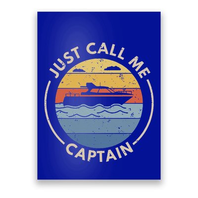 Boat Just Call Me Captain Poster