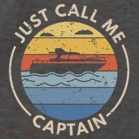 Boat Just Call Me Captain Vector Backpack