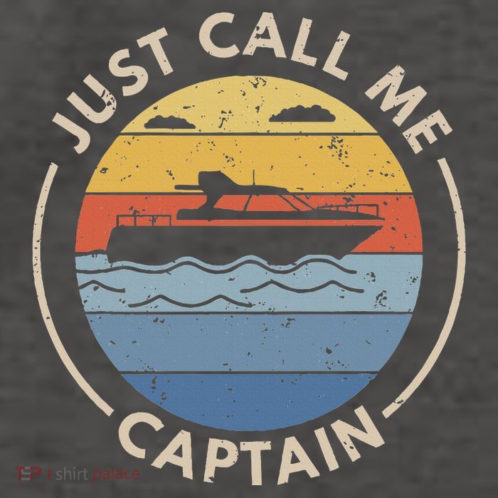 Boat Just Call Me Captain Vector Backpack