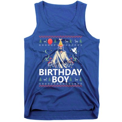 Birthday Jesus Christ Christmas Sweater Funny Jesus Cute Gift Tank Top