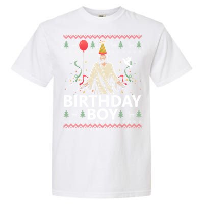 Birthday Jesus Christ Christmas Sweater Funny Jesus Cute Gift Garment-Dyed Heavyweight T-Shirt