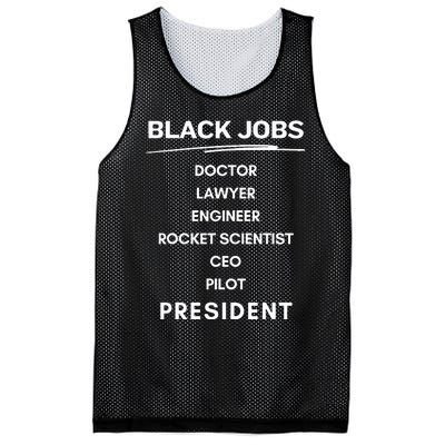 Black Jobs Doctor Lawyer Engineer Rocket Scientist Ceo Pilot Mesh Reversible Basketball Jersey Tank