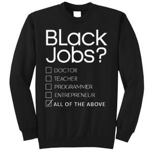 Black Job Definition Black Politics Black Professionals Sweatshirt