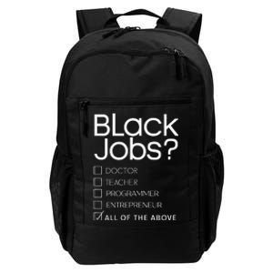 Black Job Definition Black Politics Black Professionals Daily Commute Backpack