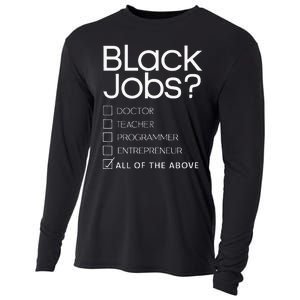 Black Job Definition Black Politics Black Professionals Cooling Performance Long Sleeve Crew