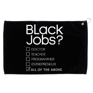 Black Job Definition Black Politics Black Professionals Grommeted Golf Towel