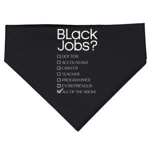 Black Job Definition Black Politics Black Professionals USA-Made Doggie Bandana