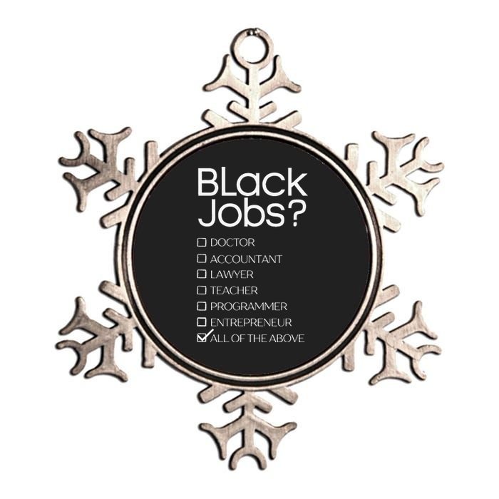 Black Job Definition Black Politics Black Professionals Metallic Star Ornament