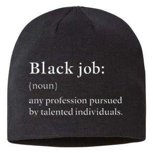 Black Job Definition Black Politics Black Professionals Sustainable Beanie