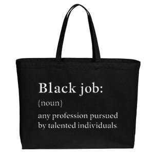 Black Job Definition Black Politics Black Professionals Cotton Canvas Jumbo Tote