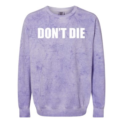 Bryan Johnson DonT Die Colorblast Crewneck Sweatshirt