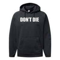 Bryan Johnson DonT Die Performance Fleece Hoodie