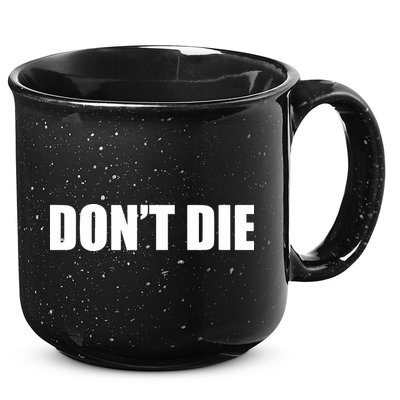 Bryan Johnson DonT Die 15oz Campfire Ceramic Mug