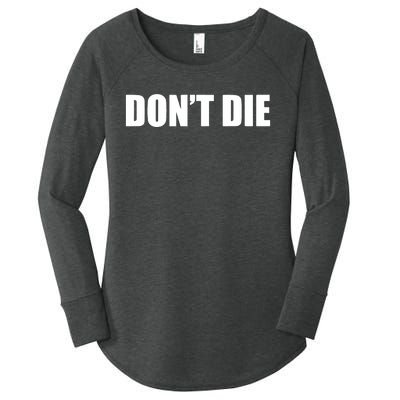 Bryan Johnson DonT Die Women's Perfect Tri Tunic Long Sleeve Shirt