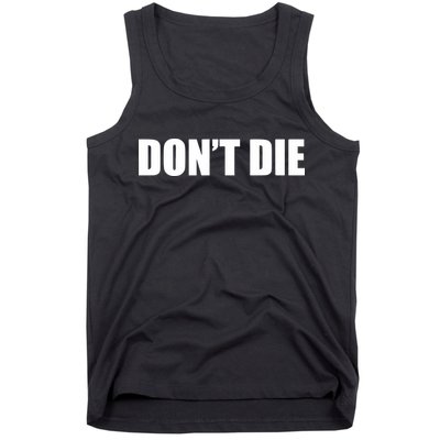 Bryan Johnson DonT Die Tank Top