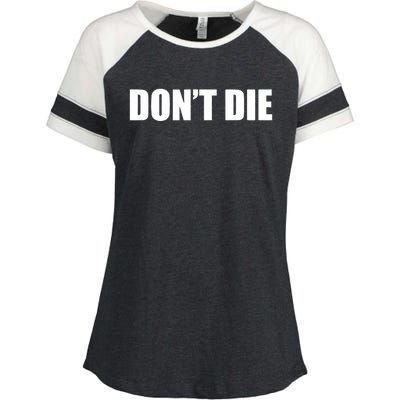 Bryan Johnson DonT Die Enza Ladies Jersey Colorblock Tee