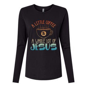 Best Jesus Design For Women Christian Coffee Lover Womens Cotton Relaxed Long Sleeve T-Shirt