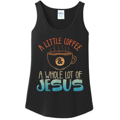 Best Jesus Design For Women Christian Coffee Lover Ladies Essential Tank