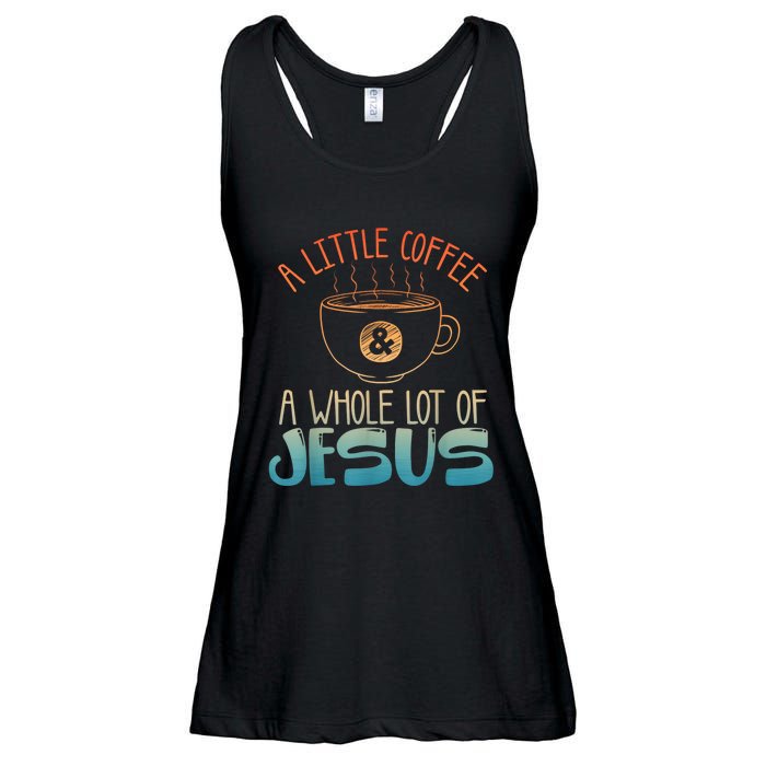 Best Jesus Design For Women Christian Coffee Lover Ladies Essential Flowy Tank