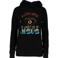 Best Jesus Design For Women Christian Coffee Lover Womens Funnel Neck Pullover Hood