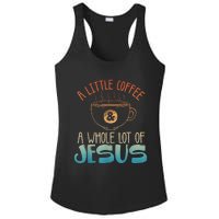 Best Jesus Design For Women Christian Coffee Lover Ladies PosiCharge Competitor Racerback Tank