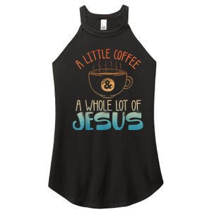 Best Jesus Design For Women Christian Coffee Lover Women's Perfect Tri Rocker Tank