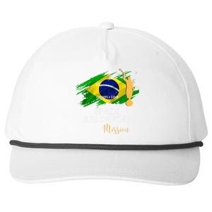 Brazil Juiz De Fora Mormon Lds Mission Missionary Snapback Five-Panel Rope Hat