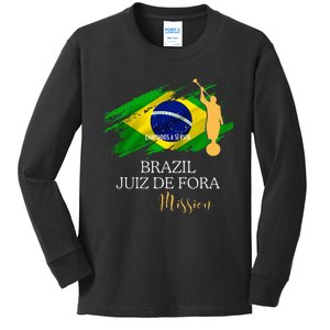 Brazil Juiz De Fora Mormon Lds Mission Missionary Kids Long Sleeve Shirt