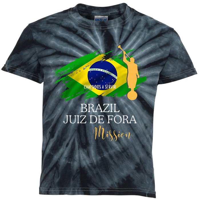 Brazil Juiz De Fora Mormon Lds Mission Missionary Kids Tie-Dye T-Shirt