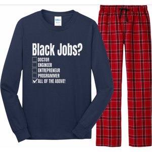 Black Job Definition Black Politics Black Professionals Long Sleeve Pajama Set