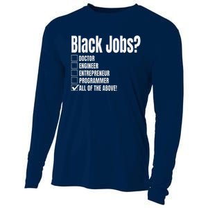 Black Job Definition Black Politics Black Professionals Cooling Performance Long Sleeve Crew