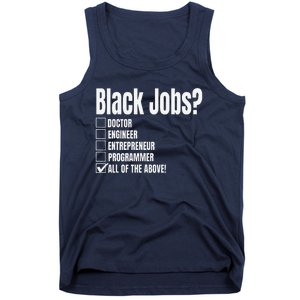 Black Job Definition Black Politics Black Professionals Tank Top