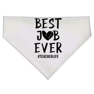 Best Job Ever Teacher Life Gift 1St Grade Teacher Gift USA-Made Doggie Bandana