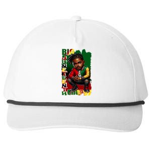 Big Junenth Energy Ancestors Melanin Black African Meaningful Gift Snapback Five-Panel Rope Hat