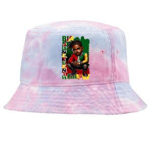 Big Junenth Energy Ancestors Melanin Black African Meaningful Gift Tie-Dyed Bucket Hat