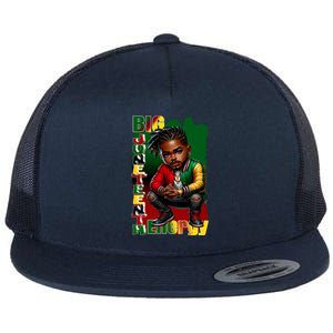 Big Junenth Energy Ancestors Melanin Black African Meaningful Gift Flat Bill Trucker Hat