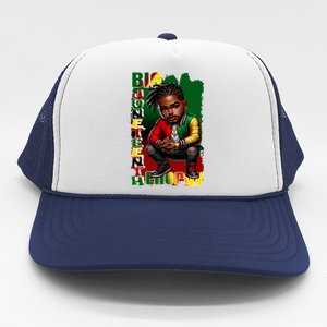 Big Junenth Energy Ancestors Melanin Black African Meaningful Gift Trucker Hat