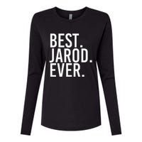 Best. Jarod. Ever. Funny Personalized Name Joke Gift Idea Womens Cotton Relaxed Long Sleeve T-Shirt