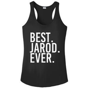 Best. Jarod. Ever. Funny Personalized Name Joke Gift Idea Ladies PosiCharge Competitor Racerback Tank