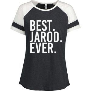 Best. Jarod. Ever. Funny Personalized Name Joke Gift Idea Enza Ladies Jersey Colorblock Tee