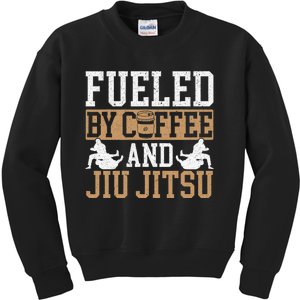 Brazilian Jiu-jitsu Enjoy American Coffee Jiu-jitsu BJJ Kids Sweatshirt