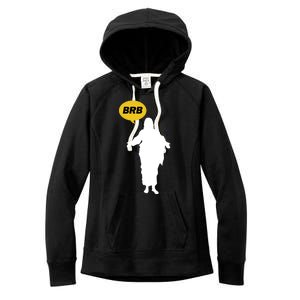 Brb Jesus Easter Sunday Women's Fleece Hoodie