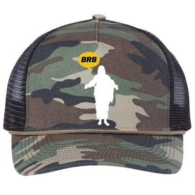 Brb Jesus Easter Sunday Retro Rope Trucker Hat Cap