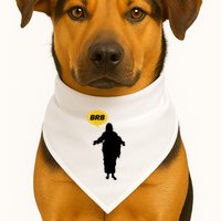 Brb Jesus Easter Sunday USA-Made Doggie Bandana