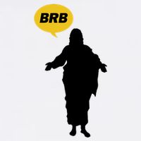 Brb Jesus Easter Sunday USA-Made Doggie Bandana