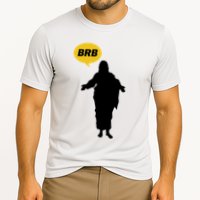 Brb Jesus Easter Sunday Cooling Performance Crew T-Shirt