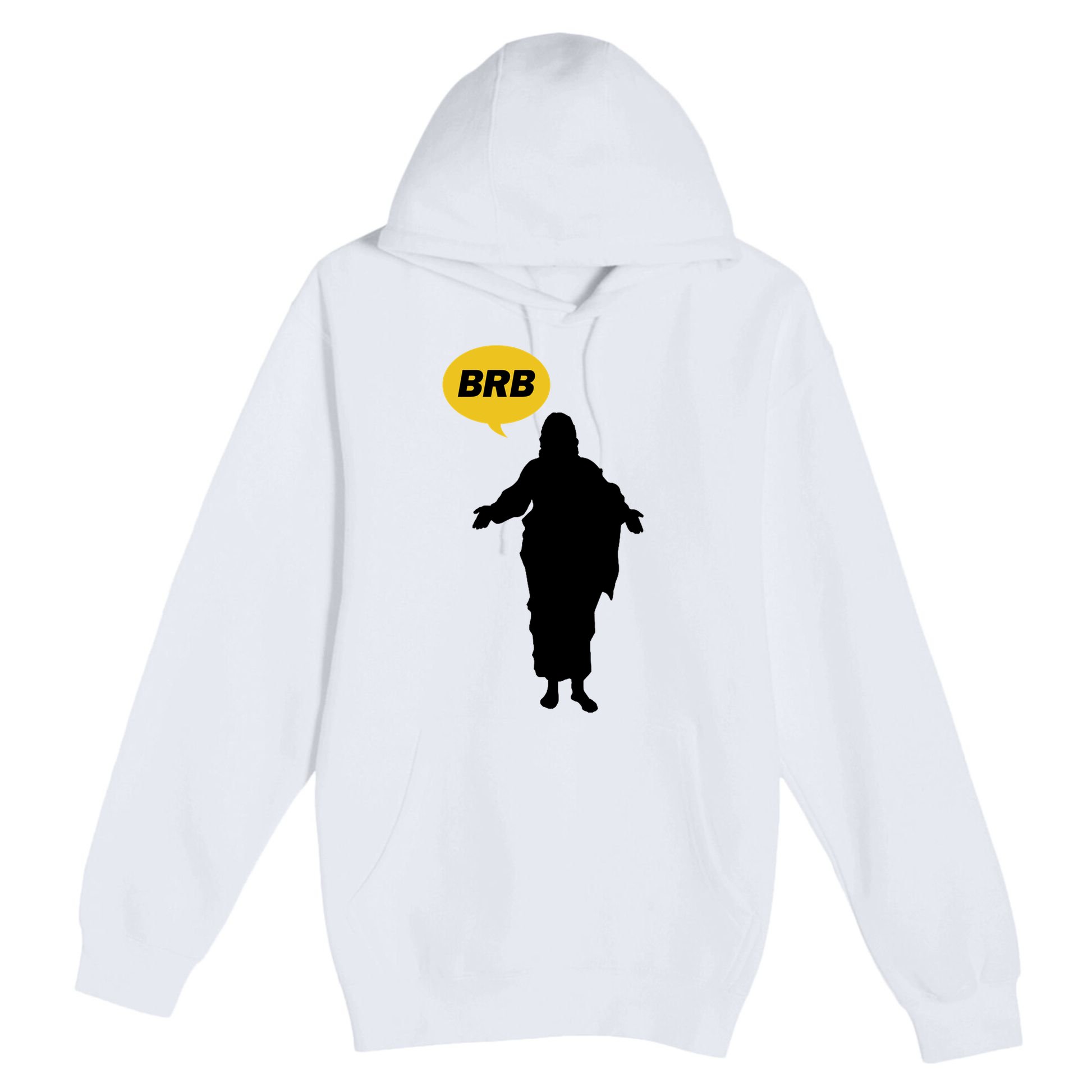 Brb Jesus Easter Sunday Premium Pullover Hoodie