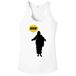 Brb Jesus Easter Sunday Ladies PosiCharge Competitor Racerback Tank