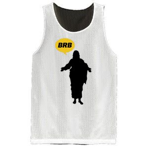 Brb Jesus Easter Sunday Mesh Reversible Basketball Jersey Tank