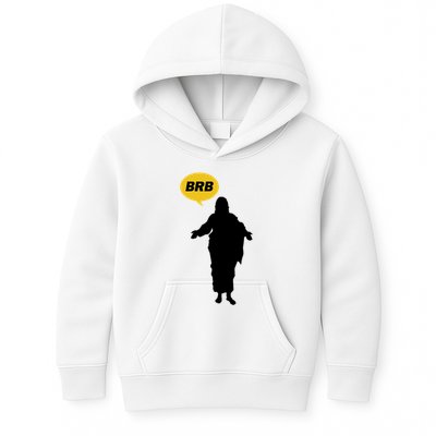 Brb Jesus Easter Sunday Kids Hoodie